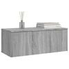 815499 vidaXL Meuble TV Sonoma gris 80x34x30 cm Bois d'ingénierie