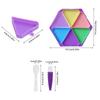 DIY Craft Hexagonal Diamond Painting Tray Drill Storage Container Embroidery Beads Sorting Storage Tray Large Capacity