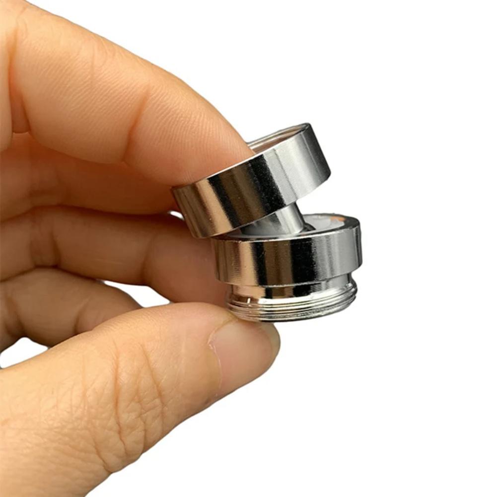 Stainless Steel M22 Faucet Adapter 360° Rotating Faucet Aerator Connector Adjustable Stainless Steel Kitchen Faucet Fittings