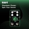 Maker Hart Phaser phaser effect pedal with TAP DSP and digital filter for guitar 12-stage TEMPO, 32-bit processing, 72-bit effects.