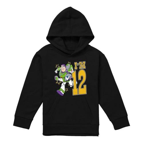 Toy Story Childrens/Kids I´m 12 Buzz Lightyear Birthday Pullover Hoodie