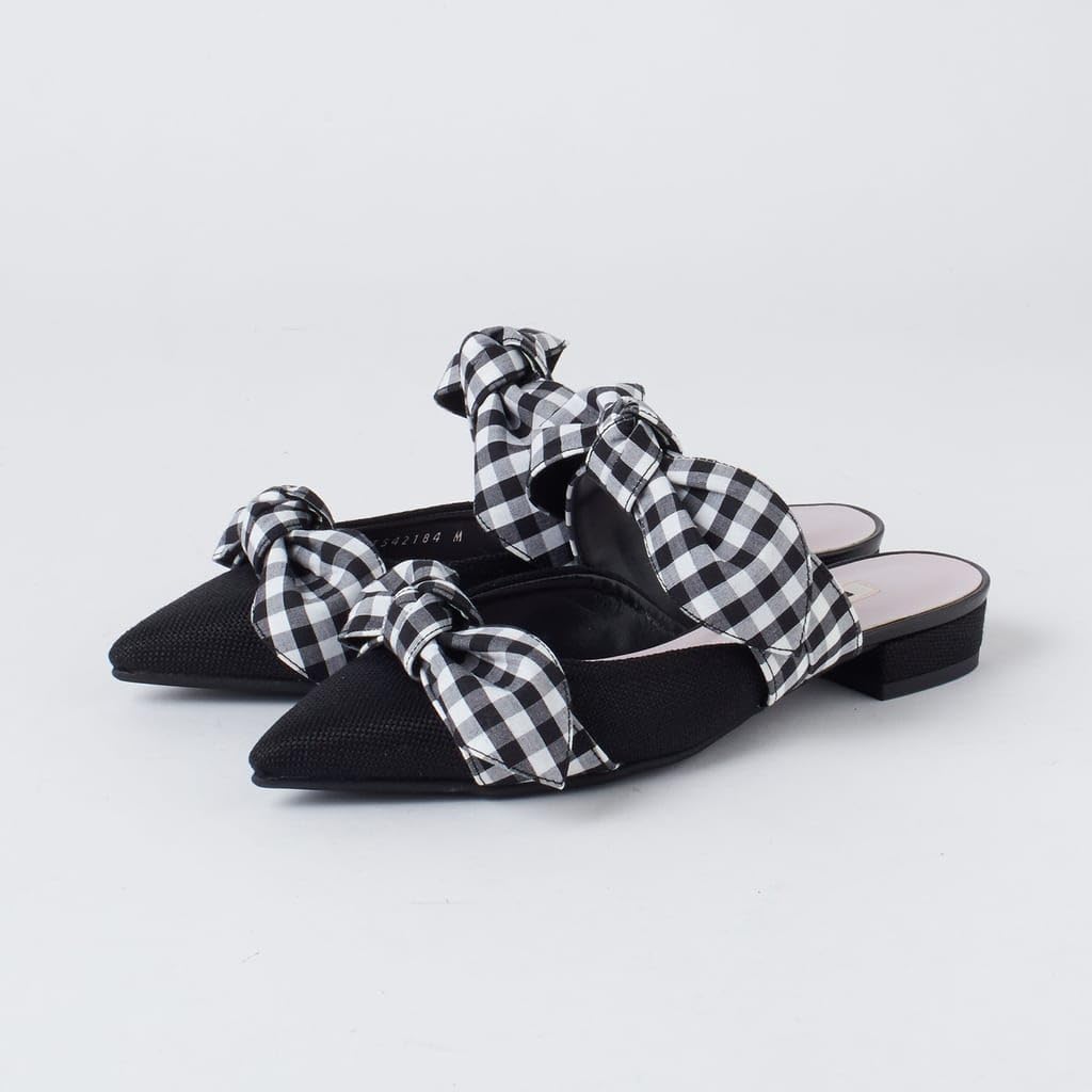 Lav hæl flat laget i størrelse 131015100011 [Diana] sko, Japan, svart, M,