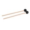 1 Pair Tongue Steel Drum Xylophone Mallets Tuning Fork Wooden Rod Mallet for Percussion Instrument