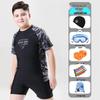 2025 Plus Size Teen Kids Extra Wide Swimwear - Quick Dry & Sun Protection