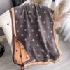 Fashion Light Luxury Little Bee Pattern Imitation Cashmere Scarf Korean Version Versatile Warm Shawl Thickened Outer Scarf
