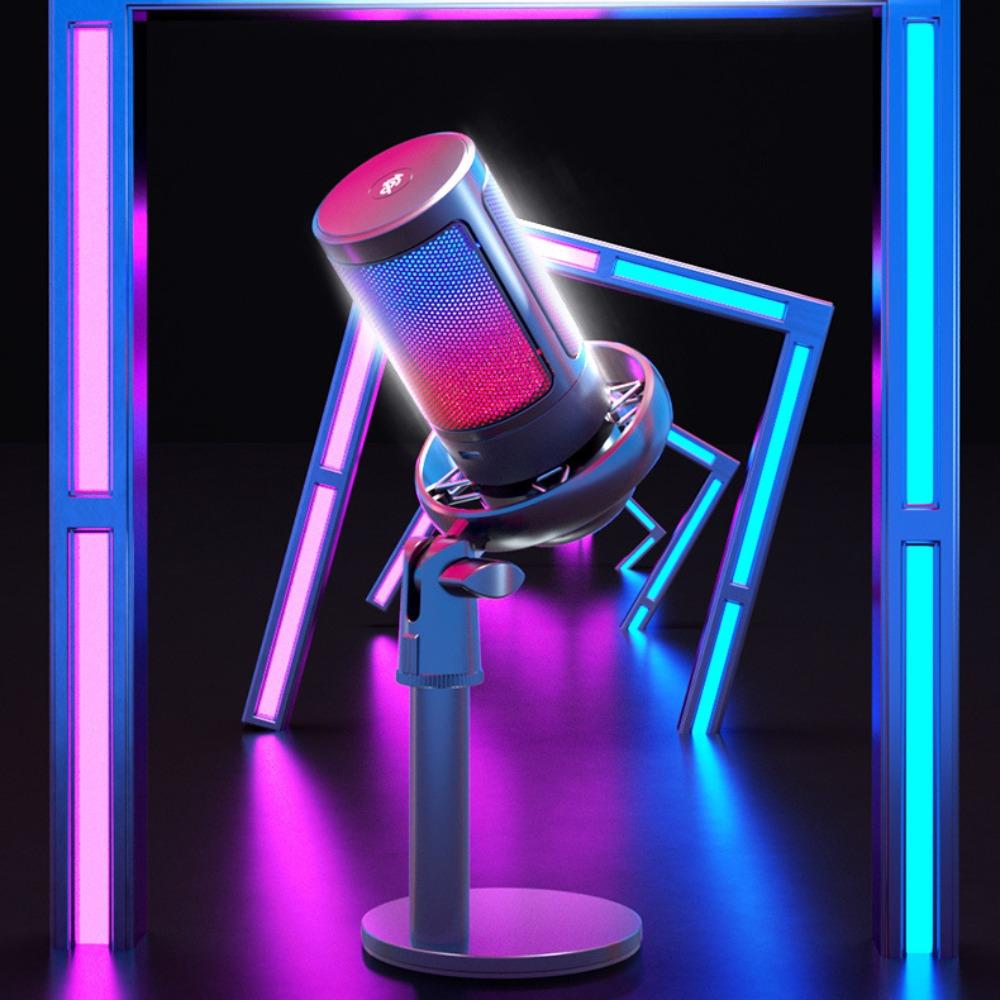 

Конденсаторный RGB-микрофон RGB-света