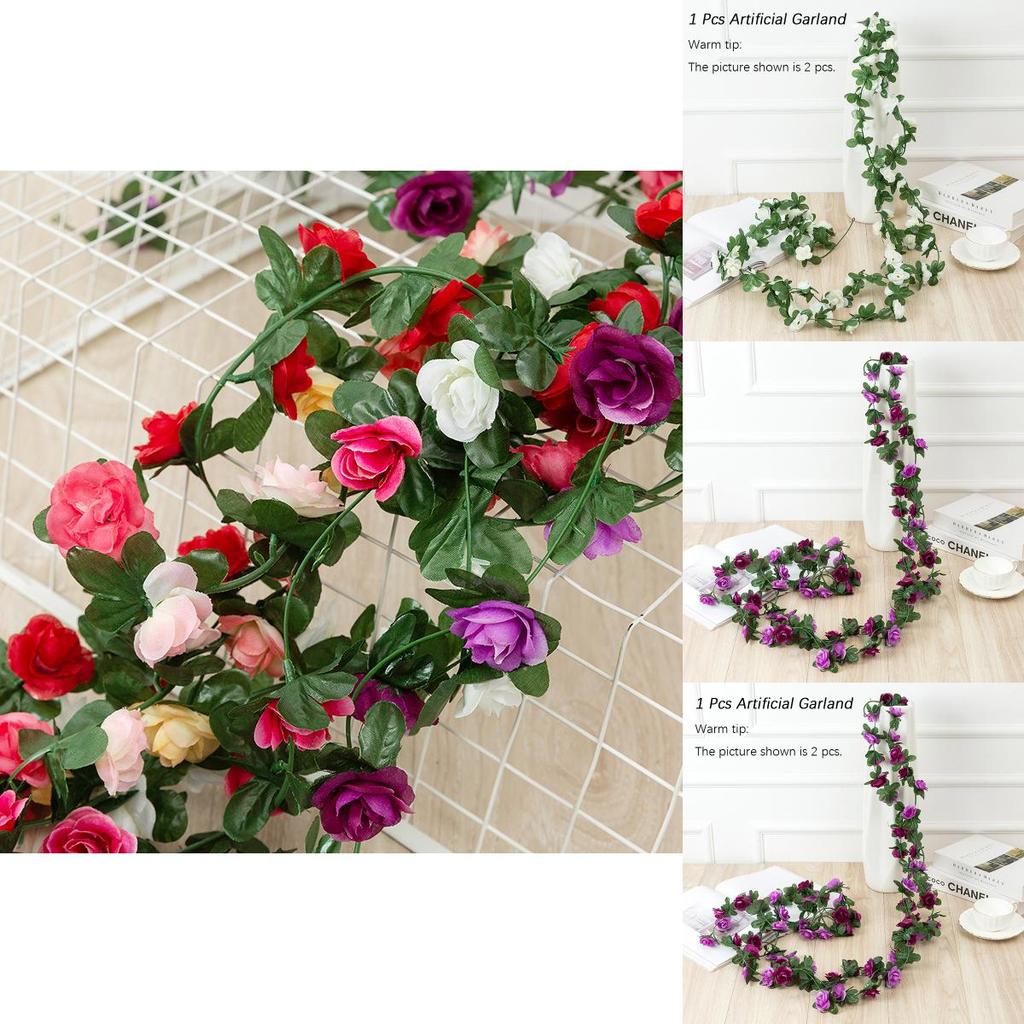 Vibrant 2.5m Artificial Flowers Spring Small Peony Ivy Leaf Vine Perfect For Wedding Decorations