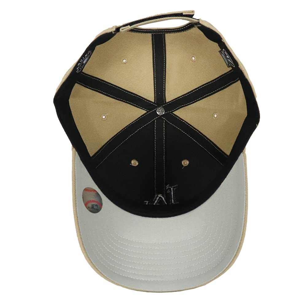 47 MVP and Brand Name MLB Los Angeles Dodgers LA Logo Street Style Unisex Stylish Baseball Cap with Velcro Khaki X Navy Cap, Men's Women's, Closure,