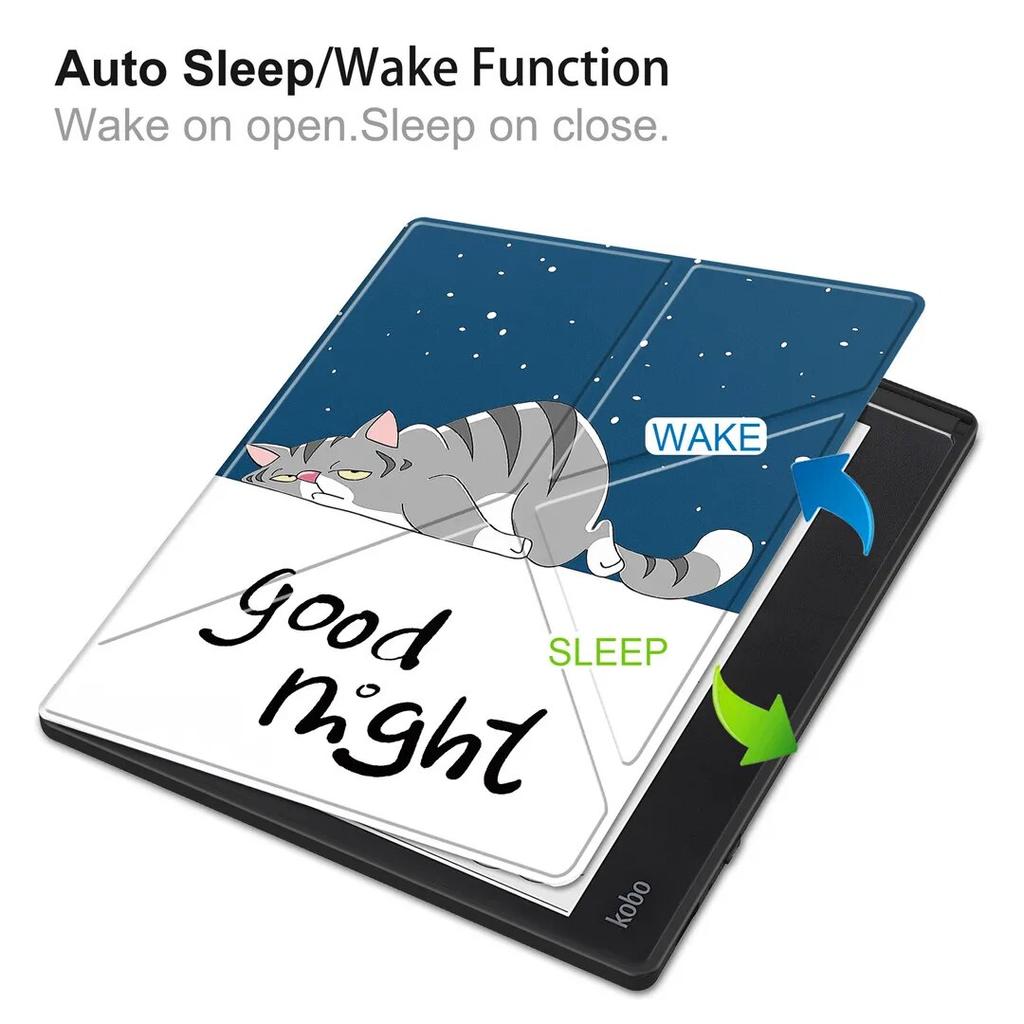 Für Kobo Elipsa 2E Smart Sleep Cover E-Book-Hülle. Für Kobo Elipsa 2e Hülle (2023 veröffentlicht) 10,3 Zoll
