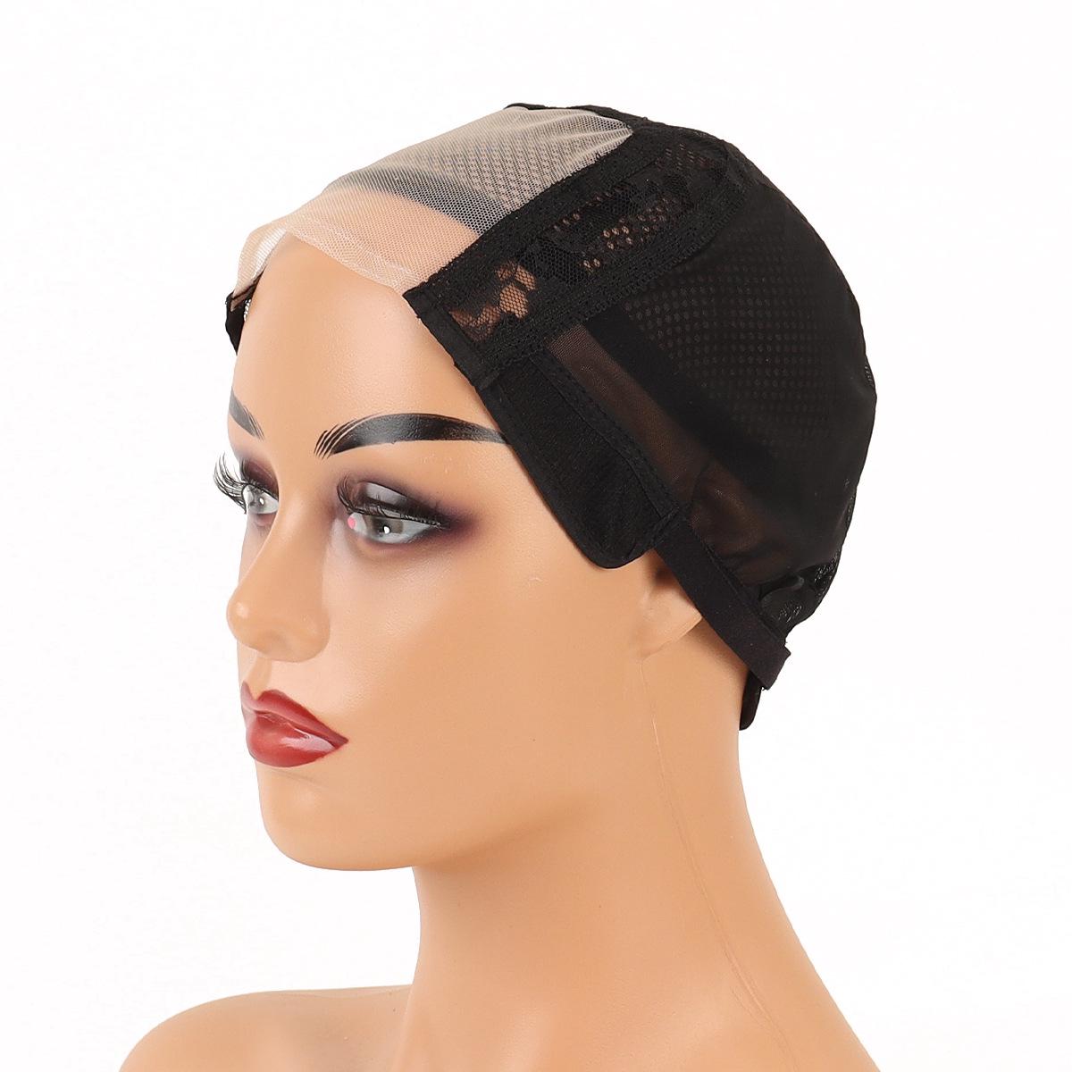 

Коричневая сетка для парика с U-образным пробором, 4x4 дюйма чёрный