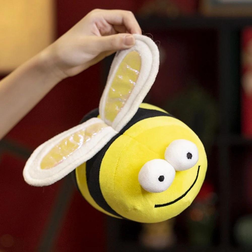 25cmCute Big Eyes Seven Stars Ladybug Plush Toy Doll Small Bee Doll Insect Living Room TV Cabinet Decoration Soft Stuffed Gifts
