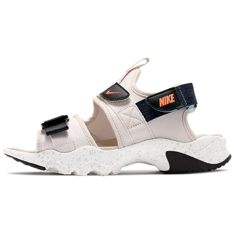 Nové sportovní sandály Nike Outdoor s otevřenou špičkou béžové 'Desert Sand Lagoon Pulse Black' dámské CV5515-004