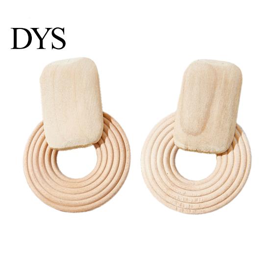 Women Earrings 1 Pair Hollow Out Round Jewelry Earring Exaggerated Beads for Vacation Fashion
