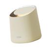 Mini Countertop Garbage Can Small Plastic Countertop Wastebasket Waste Can with Press Type Lid for Bathroom Bedroom