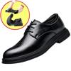 Hy Casual Leather Shoes Men's Genuine Leather Soft Sole 2024 Autumn New Versatile Business Dress Breathable Men's Men's