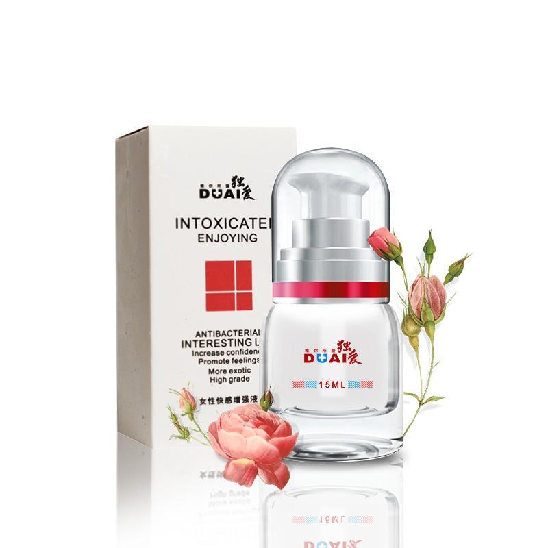 Weibliches Vergnügen Orgasmus Flüssigkeit weiblicher Geschlechtsverkehr Gel kleine weiße Flasche Gel Erwachsene erotische Sex Produkte