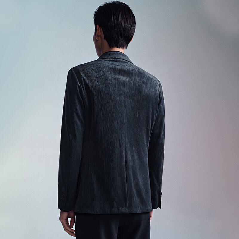 Baoxiniao Men's Slim Fit Corduroy Business Casual Blazer