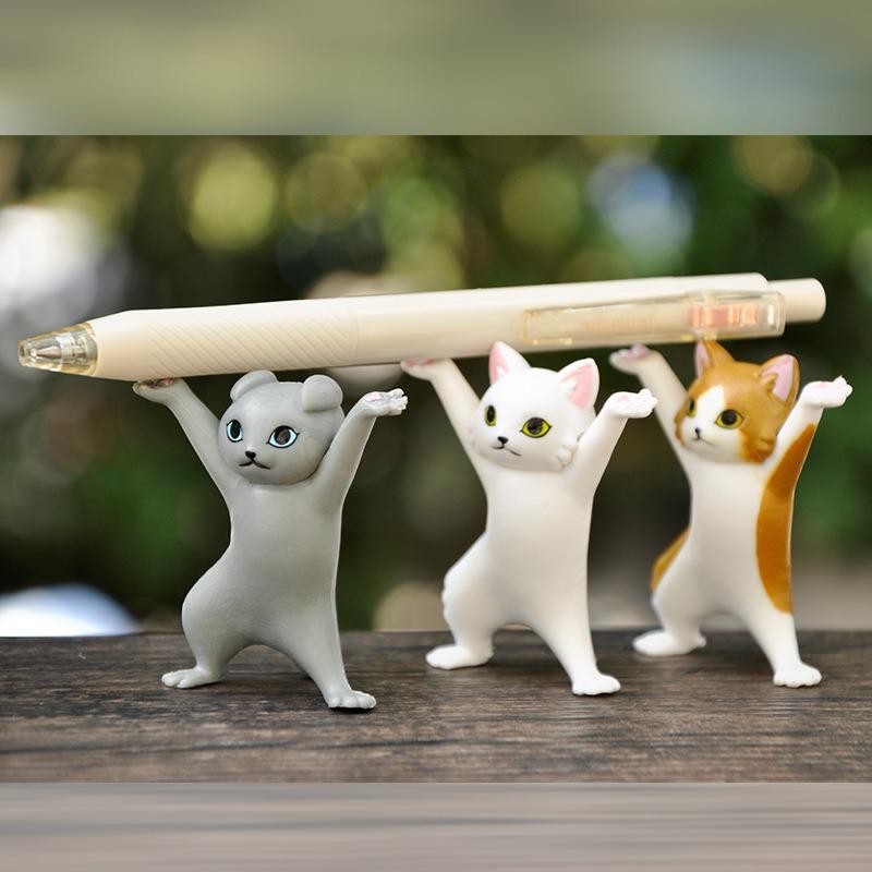 New product third generation pen enchanting cat cute cartoon cat everything can be lifted small cat car ornament desktop gift