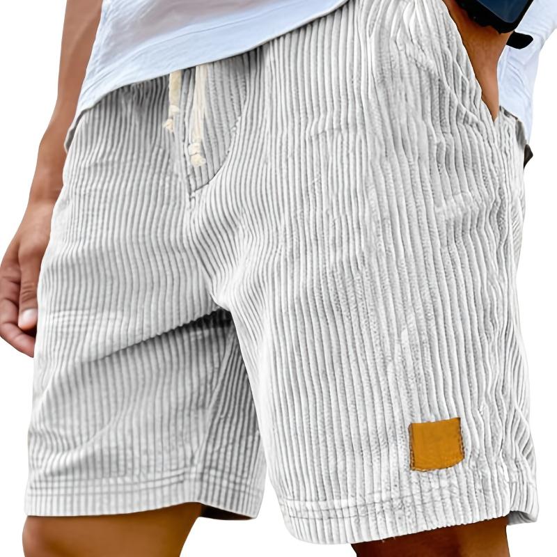 Herren Retro Modische Schnür-Freizeitshorts Mit Sorgfältig Entworfenen Taschen, Leichter Stretchstoff