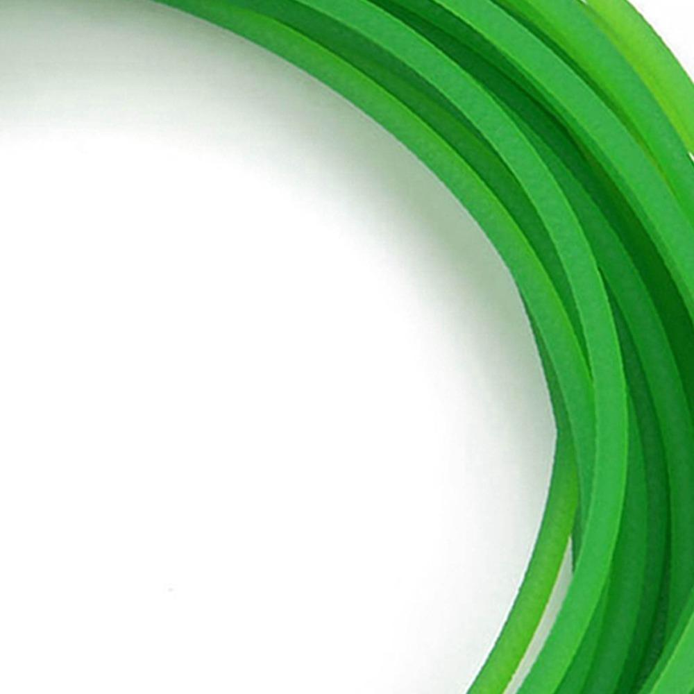 Green Color Transmission Belt 4mm OD Urethane Belting Polyurethane Belt For Drive Transmission 0.12in x 32.8 ft