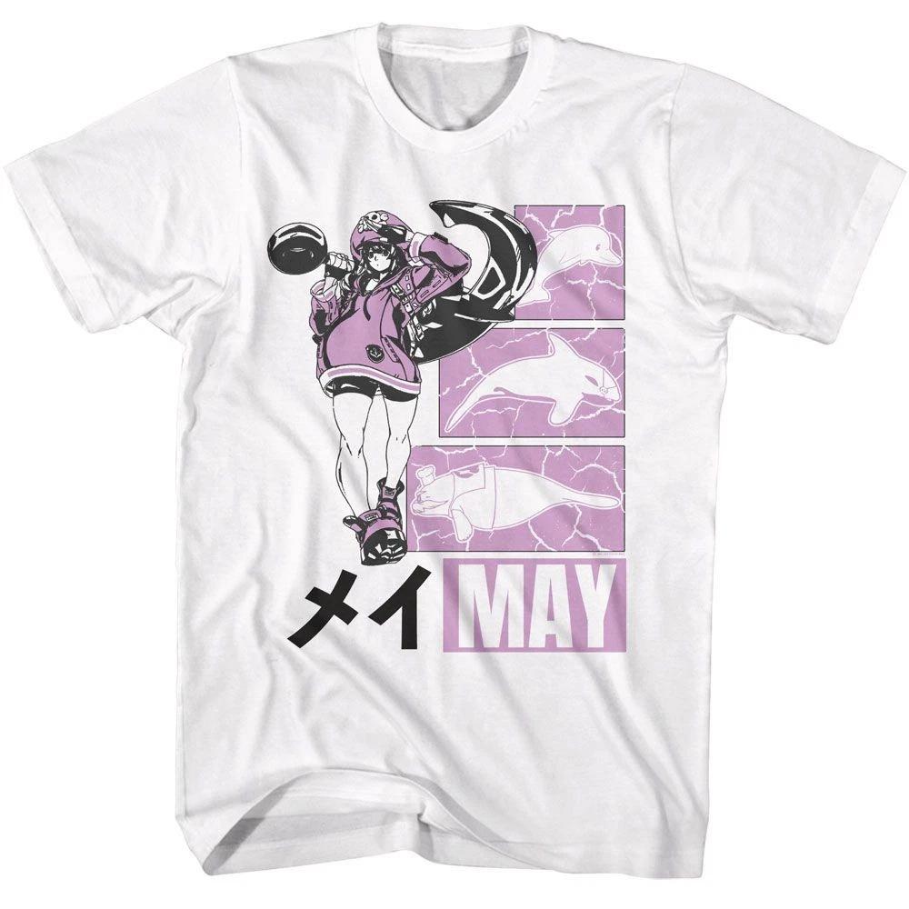 Guilty Gear May With Sea Friends White Gaming Shirt 110