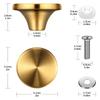 4 Pieces Oven Knob Replacement Ovenware Knob Metal Material Replacement Knob Set Pots Lid Handle Spare Parts for Ovens