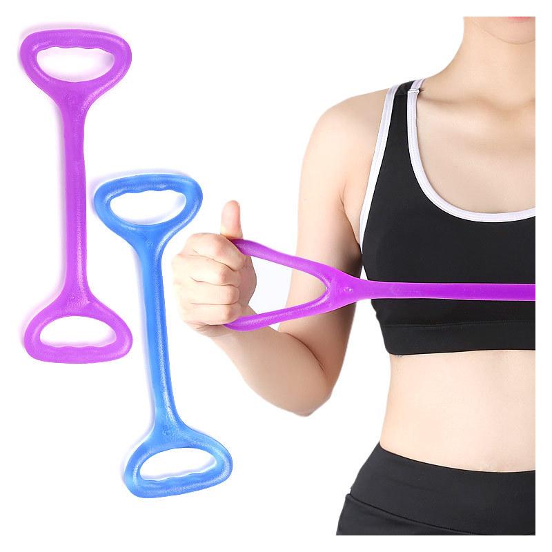 8-Character Rally Fitness Body Yoga Rope Arm Opening Shoulder and Neck Stretching Arm Muscle Home Sports Equipment