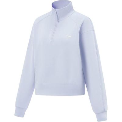 Stand Collar Pullover Loose Solid Color Comfortable Versatile Long Sleeve Sweatshirt Women Sweatshirt AWDV510-5