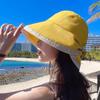 New Summer Women Bow Tie Fashion Bucket Hats Outdoor Sunscreen Beach Wide Brim Panama Cap Casual Uv Protection Fisherman Hat