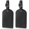 PU Leather Luggage Tags for Women Men Suitcase ID Address Name Holder Travel Accessories Portable Label