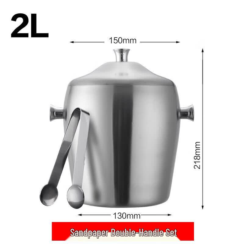 Stainless Steel Insulated Ice Bucket