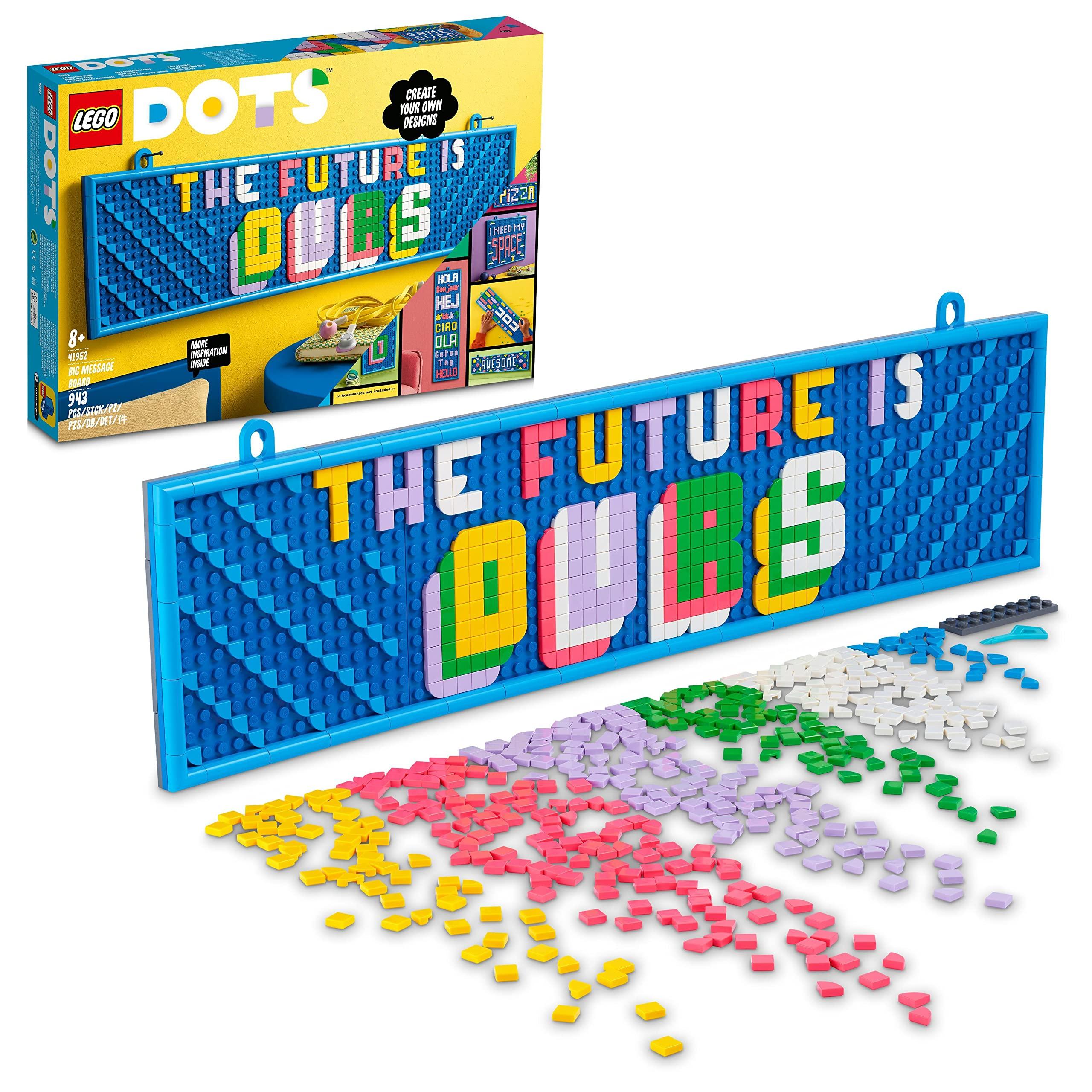

LEGO DOTS Доска для сообщений (Делюкс) 41952, Игрушка, Строительные блоки, Подарок, Ювелирные изделия, Рукоделие, Для мальчиков и девочек, Возраст 8 лет и старше