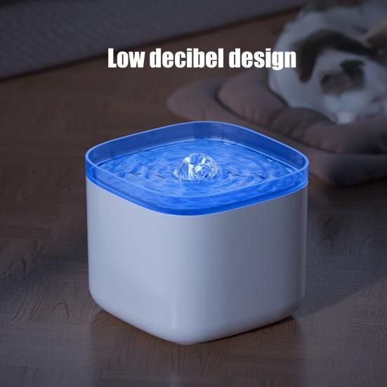 Yousheng 3L Cat Water Fountain Automatic Pet Water Fountain with Filtration System Silent Water Dispenser Cat Waterer for Pets