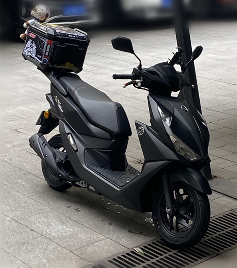 Wuyang-Honda NX125 Rear Aluminum Luggage Rack - Thickened Tail Box & Delivery Rack