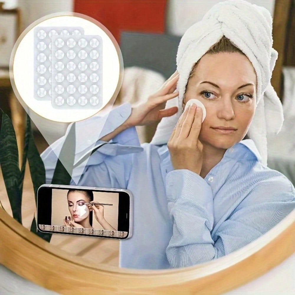 Thickened Suction Cups For Kitchen, Bathroom, Makeup Mirror, And Selfie Use - Elevate Your Content Creation With These Silicone Suction Cups