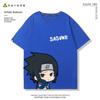 Childrens Tshirt Cartoon Naruto Sasuke Naruto QVersion Anime Peripheral Printed Parent Child Wear Pure Cotton Fashion Tshirt