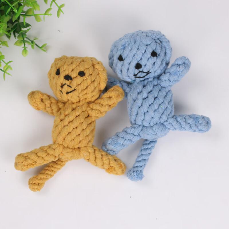 Monkey Woven Cotton Rope Pet Teething Toy