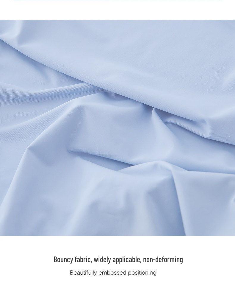 Ice Silk Cooling Pillowcase, Memory Foam, Universal Irregular Shape, Summer Comfort.