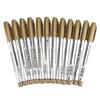 12Pcs Marking Pen Permanent Marker Greeting Cards Album Scrapbook   Writing Drawing (Golden)