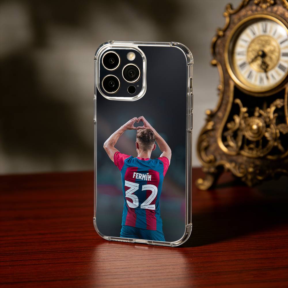 COOL Fermin Lopez Phone Case For iPhone17,16,15,14,13Pro Max,us,Soft Silicone Transparent Cover iPhone15promax