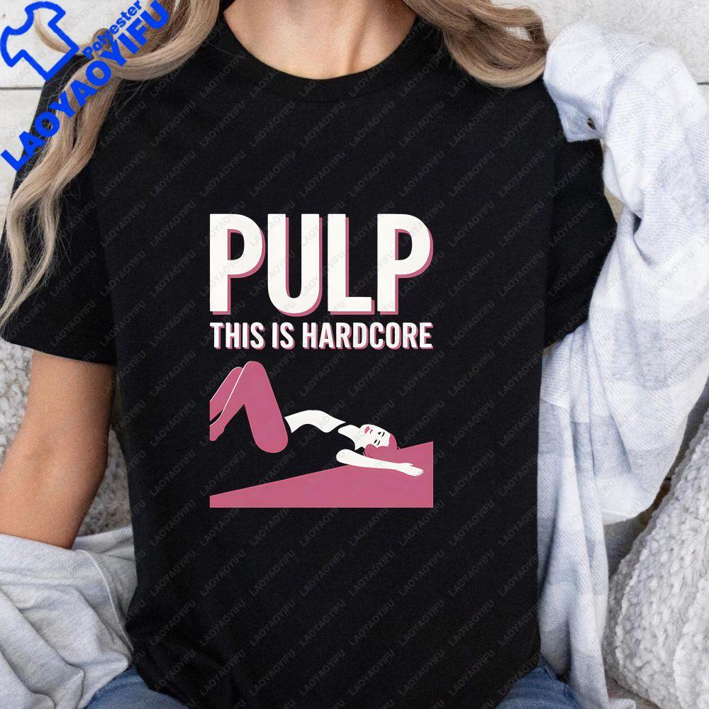 Pulp Band - Summer Trend Harajuku Short-Sleeved Unisex's and WoUnisex's Universal Shirt Pattern Large-Sized Comfortable T-Shirt