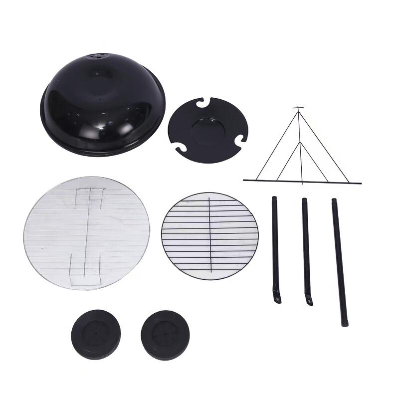 Apple Folding Charcoal BBQ Grill