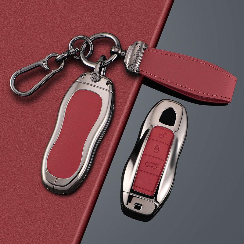 Compatible Key Case for Porsche Cayenne, Macan, Panamera, 911, 718, Taycan (2025 Models)