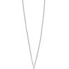 LAYERMOOD 24 Tie ribbon Necklace-silver925
