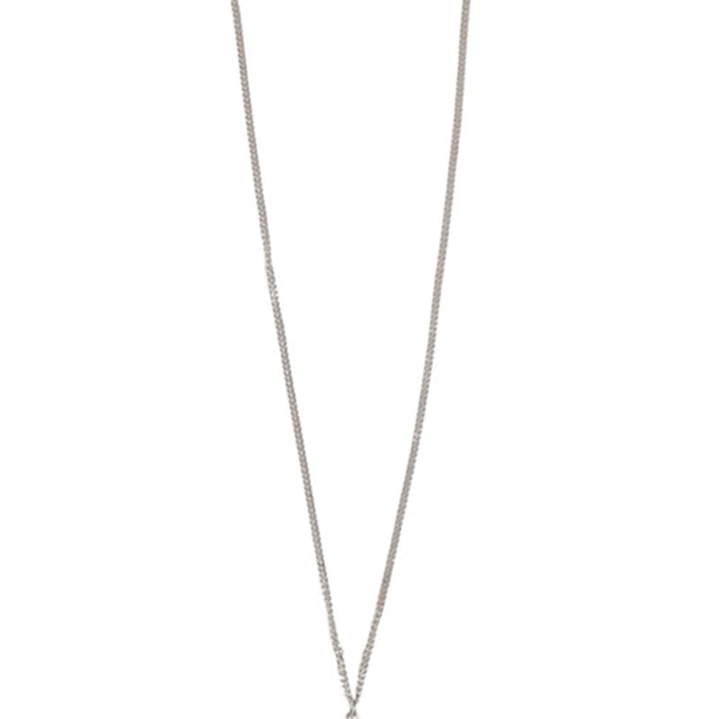 LAYERMOOD 24 Tie ribbon Necklace-silver925