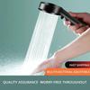 Handheld Spray Shower 5 Modes Booster Shower Head Household Adjustable High Pressure Water Massage Bathroom Supplies