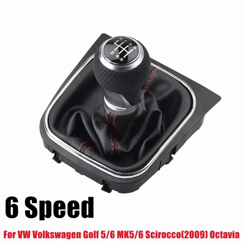 5 6 Speed Gear Shift Knob For VW Golf 5 MK5 Rabbit Jetta 2004 2005 2006 2007 2008 2009 Volkswagen Golf 6 Jetta MK6 2010-2014