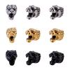 1set 9pcs 3 Colors 304 Stainless Steel Beads Tiger Mixed Color 11x8x9.5mm Hole: 2.5mm 3pcs/color