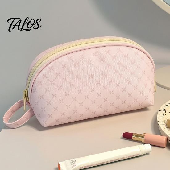 Stationery Organizer for Desk Shell Shape Pencil Pouch, Large Capacity Durable Polyester Fiber Storage Back to School Supplies Case, Smooth Zipper Bag