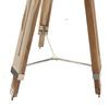 Wood Tripod Floor Lamp Nautical Floor Home Décor Lamp with Shade, Bulb